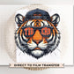 Tiger School Mascot DTF Transfer, Ready to Press, T-shirt Transfer, Heat Transfer, Direct to Film, Football, Baseball Lover