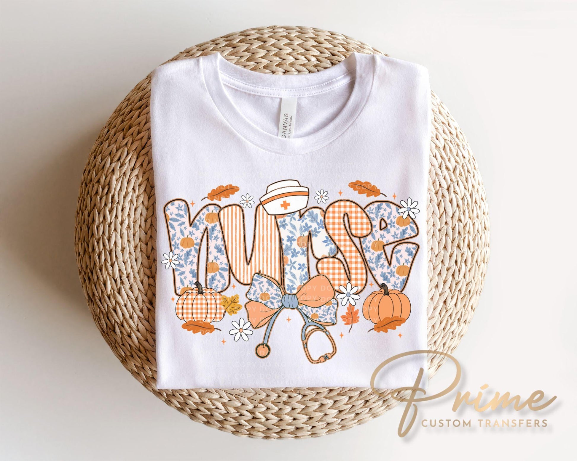 Coquette Halloween Nurse DTF Transfer, Ready to Press, T-shirt Transfer, Heat Transfer, Direct to Film