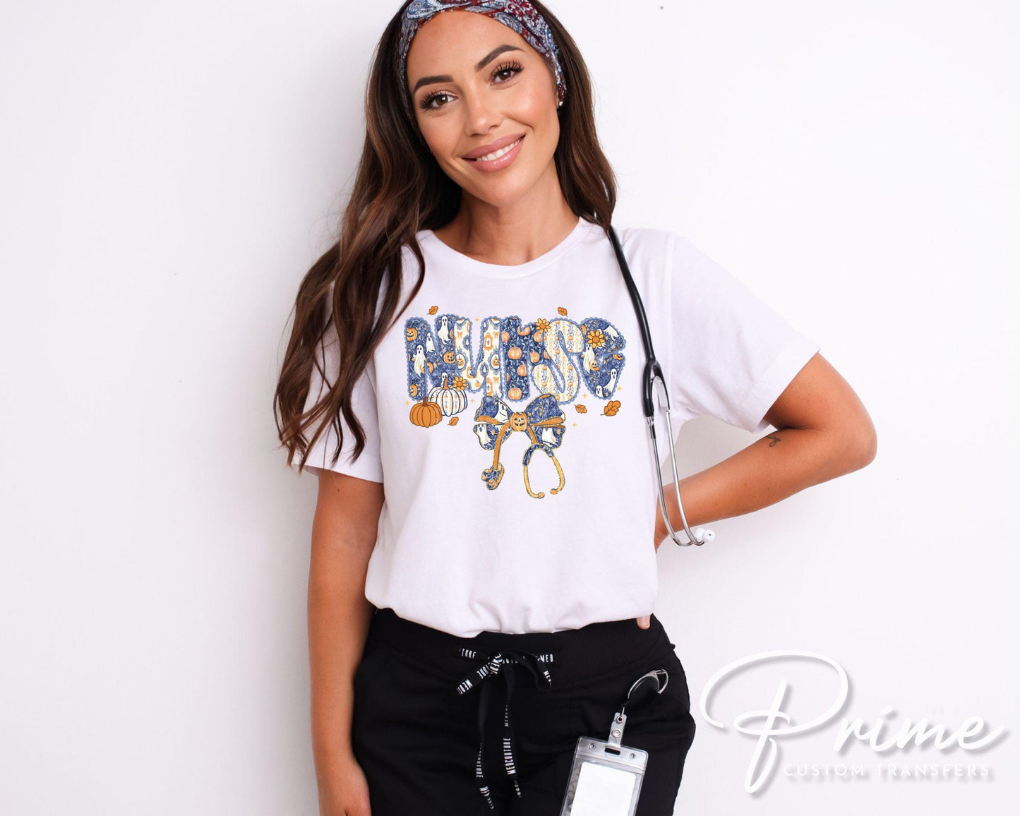 Coquette Halloween Nurse DTF Transfer, Ready to Press, T-shirt Transfer, Heat Transfer, Direct to Film