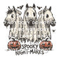 Spooky Nightmares Horses DTF Transfer, Ready to Press, T-shirt Transfer, Heat Transfer, Direct to Film, Western, Halloween