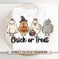 Chick Or Treat DTF Transfer, Ready to Press, Heat Transfer, Direct to Film, Chicken Mama, Halloween, Farm, Western
