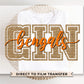 Cincinnati Football DTF Transfer | Direct to Film | Faux Glitter Effect