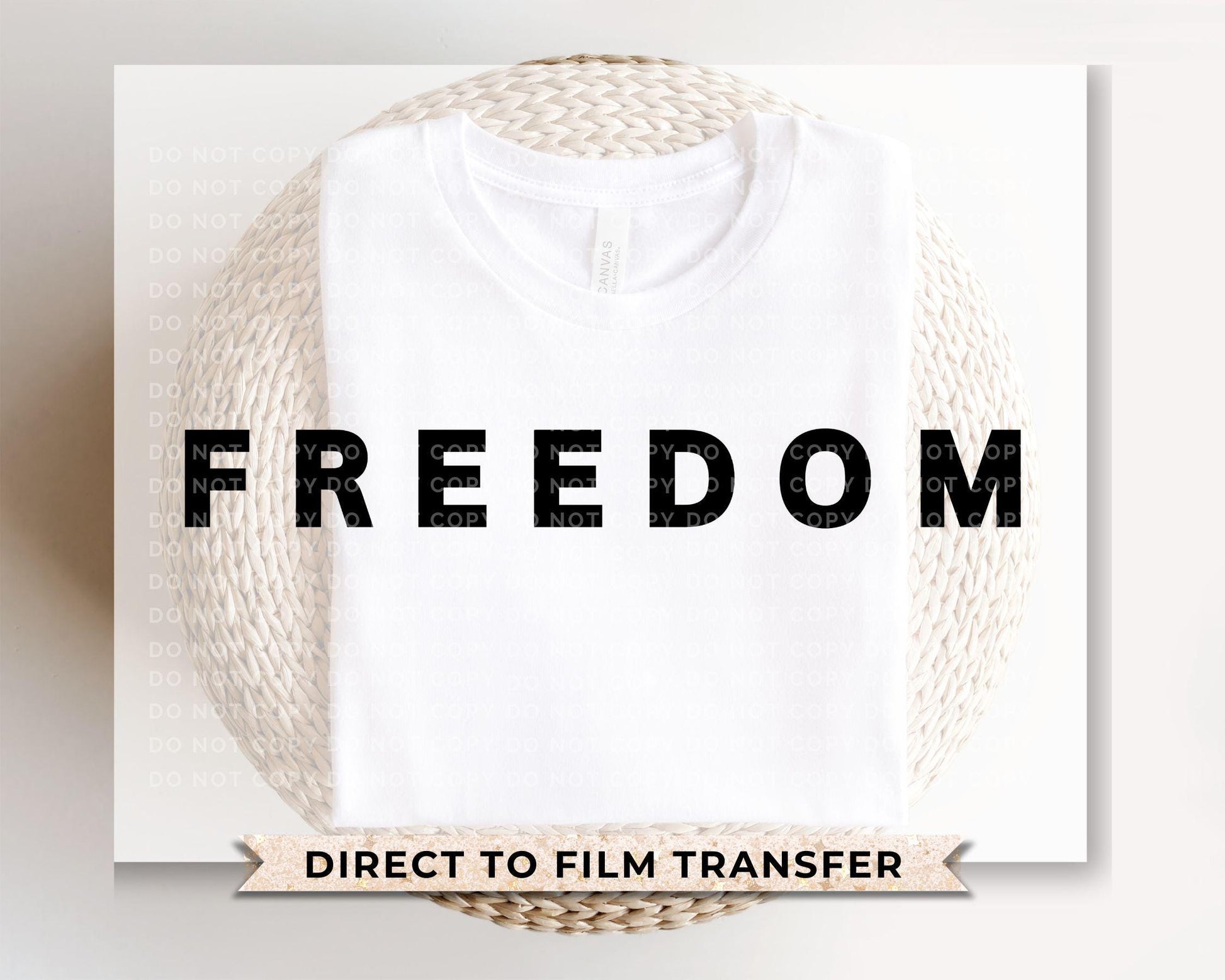 Charlie Kirk Freedom DTF Transfer, Ready to Press, T-shirt Transfer, Heat Transfer, Direct to Film, Human Rights, Justice, Political