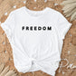 Charlie Kirk Freedom DTF Transfer | Ready to Press T-shirt Transfer