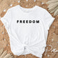 Charlie Kirk Freedom DTF Transfer, Ready to Press, T-shirt Transfer, Heat Transfer, Direct to Film, Human Rights, Justice, Political