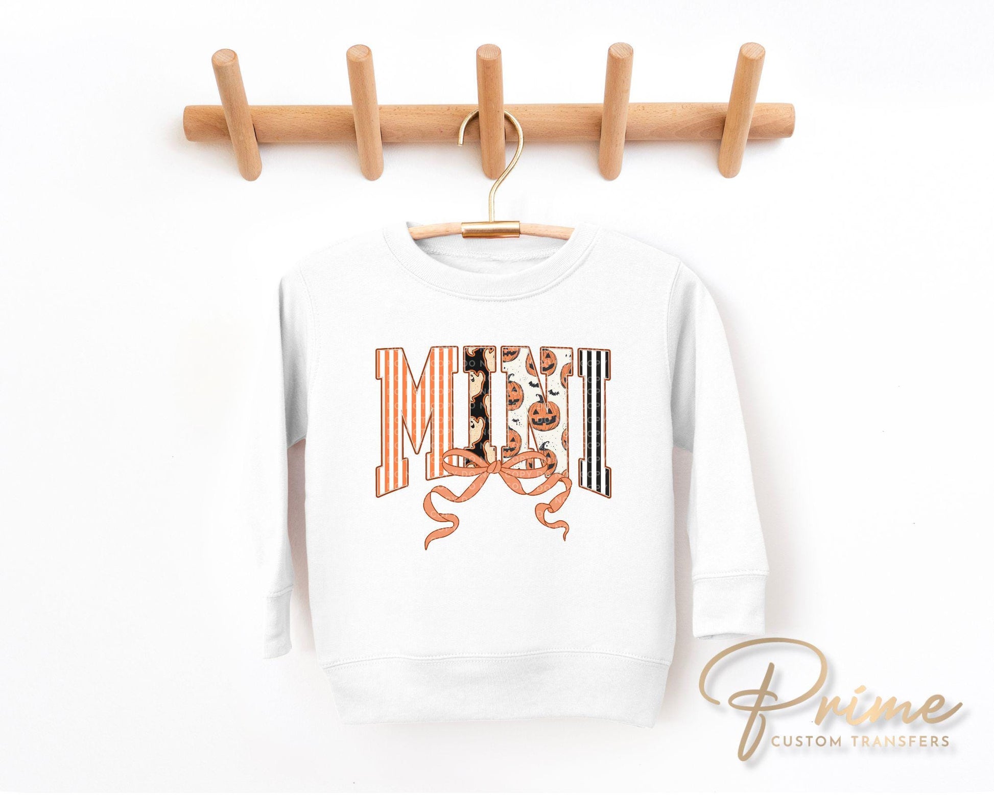 Coquette Halloween Mini DTF Transfer, Ready to Press, Heat Transfer, Direct to Film, Mommy and Me Matching Shirt Transfers