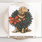 Golden Labrador Christmas DTF Transfer, Trendy Christmas, DTF Christmas, Ready to Press