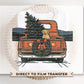 Christmas Truck DTF Transfer, Trendy Christmas, DTF Christmas, Ready to Press, Red Pickup with Dog