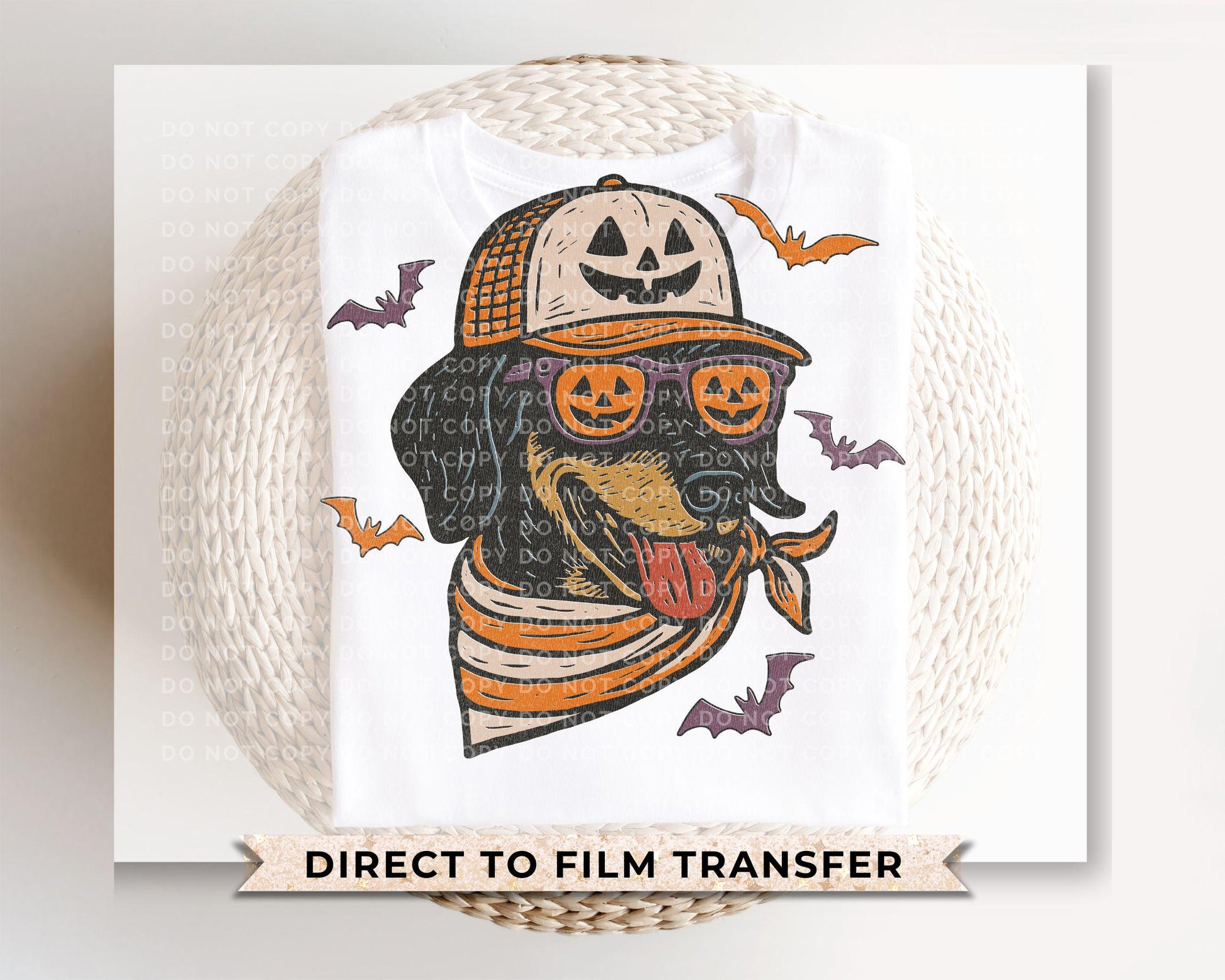 Halloween Dachshund DTF Transfers, Ready to Press, T-shirt Transfers, Heat Transfer, Direct to Film, Pet Lover, Dog Mom