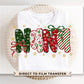 Coquette Christmas Nana DTF Transfer, DTF Transfer, Trendy, Ready to Press, Gift for Grandma