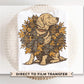 Golden Retriever DTF Transfer, Trendy Thanksgiving, DTF Thanksgiving, Ready to Press, Fall Wreath