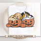 Halloween Puppies DTF Transfers, Ready to Press, T-shirt Transfers, Heat Transfer, Direct to Film, Pet Lover, Dog Mom
