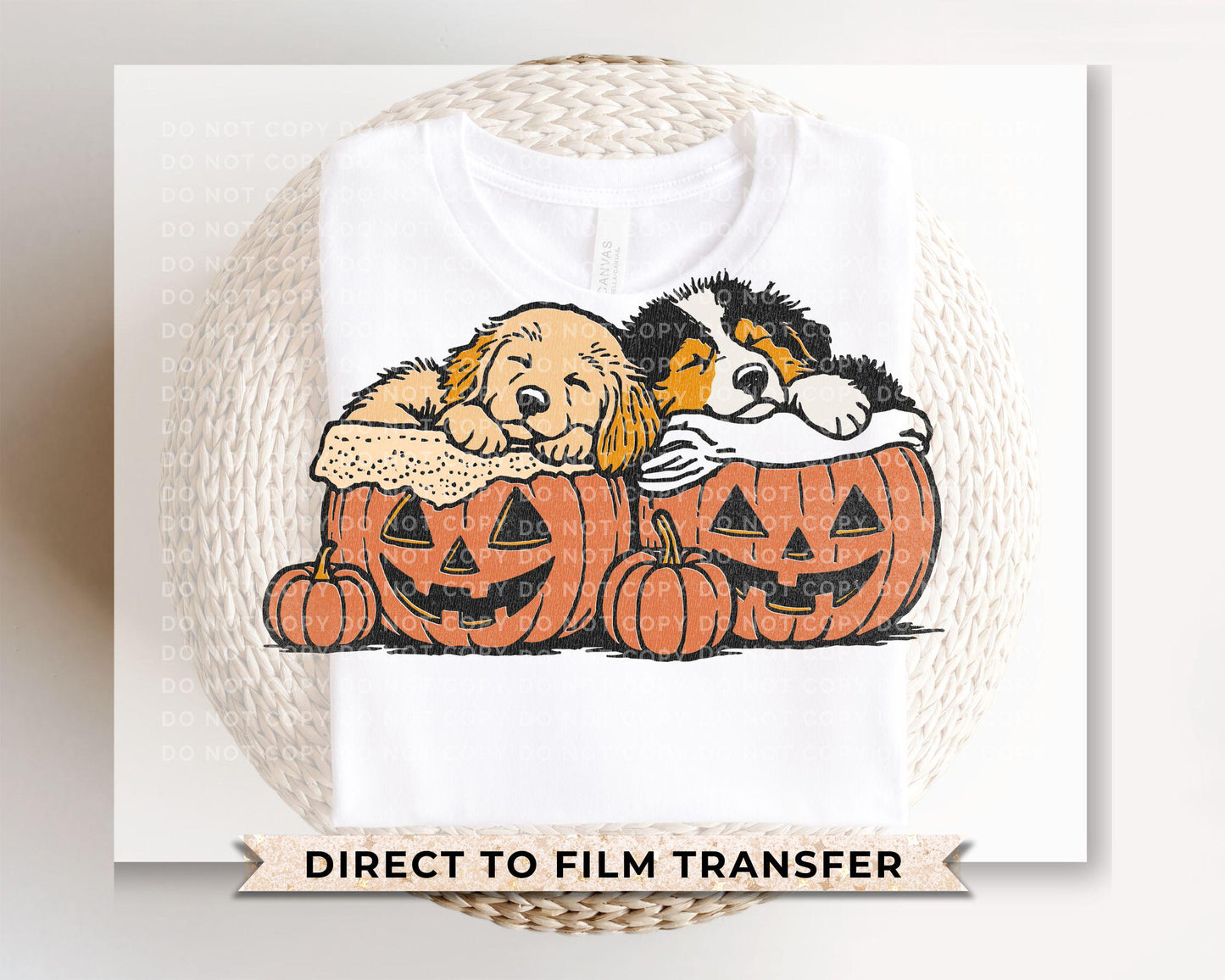 Halloween Puppies DTF Transfers, Ready to Press, T-shirt Transfers, Heat Transfer, Direct to Film, Pet Lover, Dog Mom