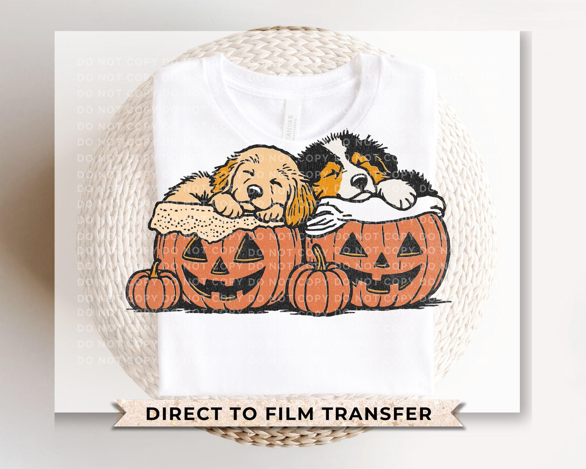 Halloween Puppies DTF Transfers, Ready to Press, T-shirt Transfers, Heat Transfer, Direct to Film, Pet Lover, Dog Mom
