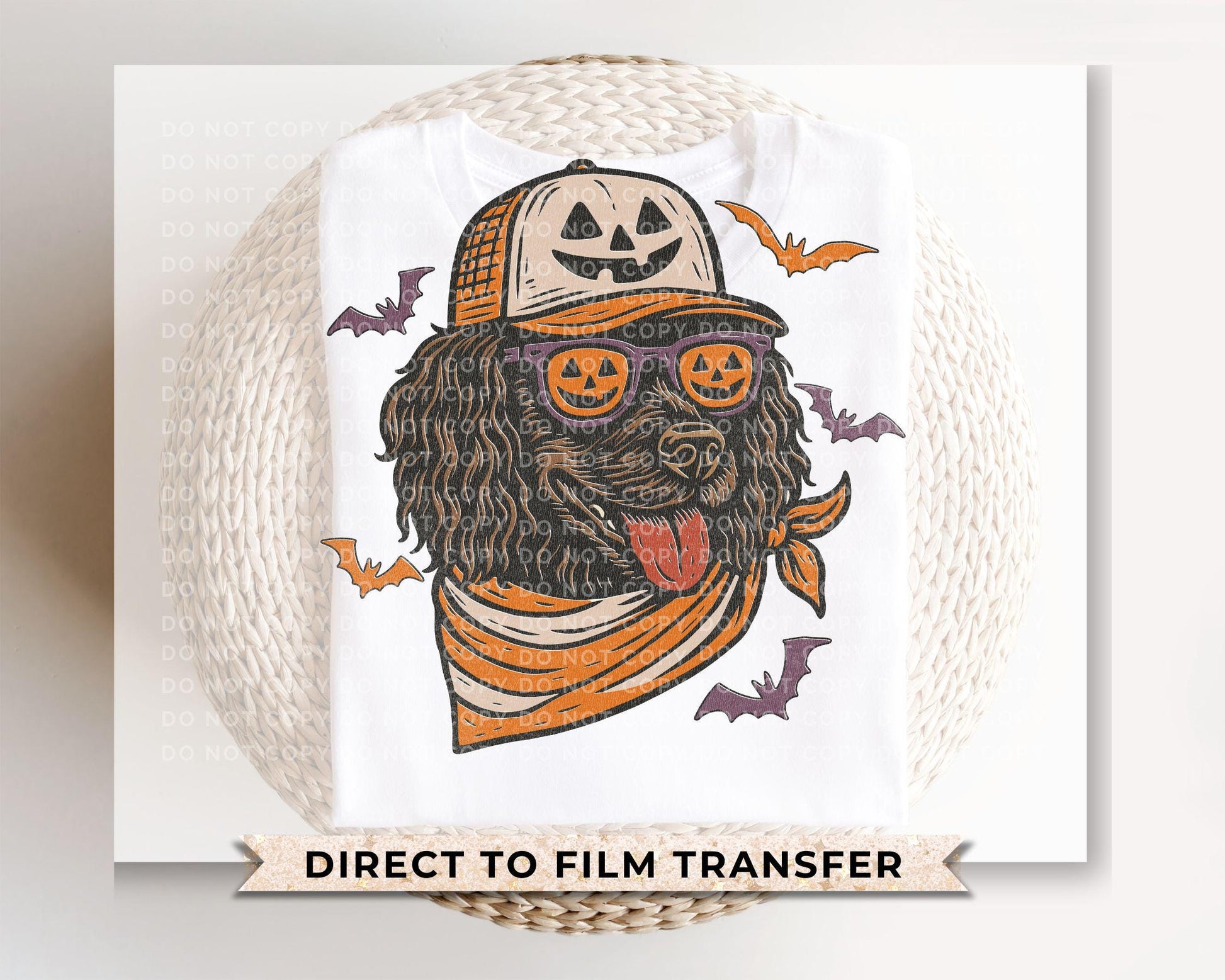 Halloween Boykin Spaniel DTF Transfers, Ready to Press, T-shirt Transfers, Heat Transfer, Direct to Film, Pet Lover, Dog Mom