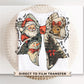Coquette Christmas Bow DTF Transfer, Ready to Press, Direct to Film, Holiday, Old Fashion Bow