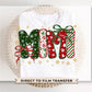 Coquette Christmas Mimi DTF Transfer, DTF Transfer, Trendy, Ready to Press, Gift for Grandma