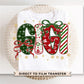 Coquette Christmas Gigi DTF Transfer, DTF Transfer, Trendy, Ready to Press, Gift for Grandma