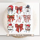 Christmas Dental DTF Transfer, Ready to Press, T-shirt Transfer, Heat Transfer, Direct to Film, Assistant, Dentist Office, Tooth Brush