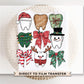 Christmas Dental Assistant DTF Transfer, Dentist Office Tshirt Design