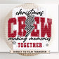 Christmas Crew DTF Transfer, Ready to Press, Heat Transfer, Direct to Film, Holiday, Matching Family Shirt Transfers