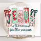 Jesus is the Reason for the Season DTF Transfers, Ready to Press, Heat Transfer, Direct to Film, Christian, Nativity, Coquette Christmas