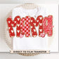 Preppy Mama Valentine Coquette DTF Transfer | Ready to Press | Direct to Film