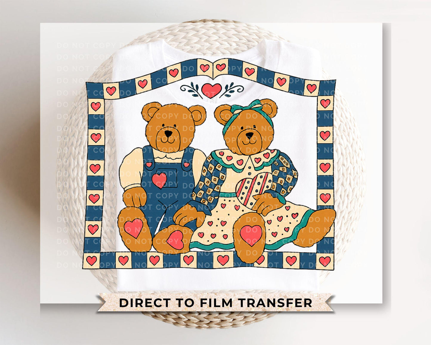 Thrifted Bears DTF Transfer | Ready to Press | Direct to Film
