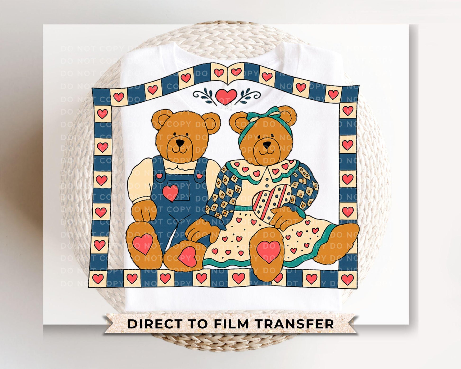 Thrifted Bears DTF Transfer | Ready to Press | Direct to Film