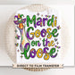 Funny Mardi Gras Goose DTF Transfer | Ready to Press | Direct to Film | New Orleans