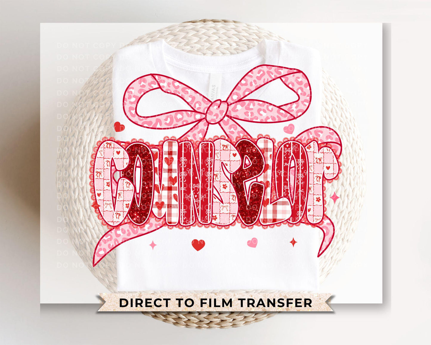 Preppy School Counselor Valentine DTF Transfer | Ready to Press | Direct to Film