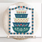 Grandma's Closet Floral Stacked Bowls DTF Transfer | Ready to Press | Direct to Film, Trendy Old School