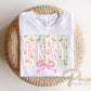 Coquette Floral Pray DTF Transfer, Christian Easter T-shirt Design