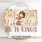 He is Risen DTF Transfer, Christian Easter T-shirt Design