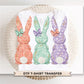 Pastel Easter Bunnies DTF Transfer, Easter T-shirt Design