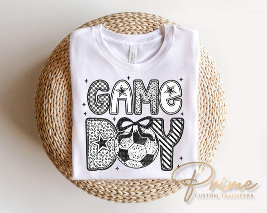 Game Day Soccer DTF Transfer, Ready to Press, Soccer Mom T-shirt Design