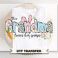 This Grandma Loves Her Peeps DTF Transfer | Easter Tshirt Design