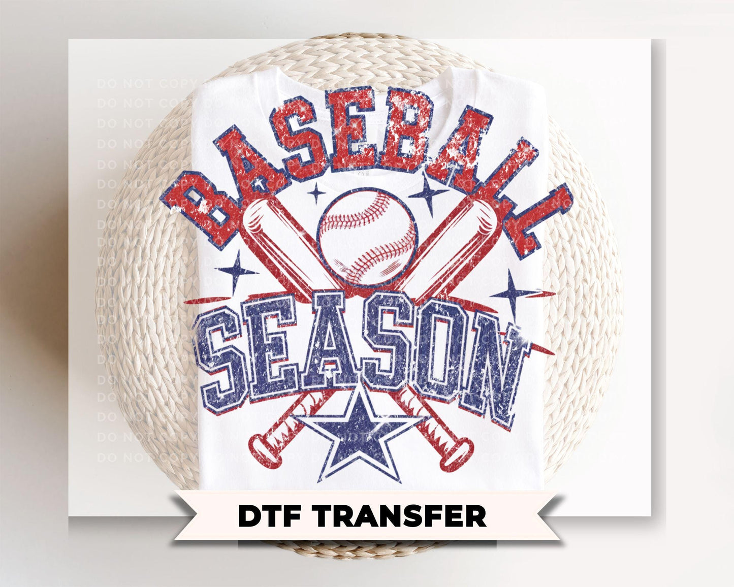 Retro Baseball Season DTF Transfer | Ready to Press, Sports Mom Tshirt Design