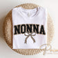 Coquette Nonna Leopard Print DTF Transfer, Tshirt Design for Grandma