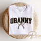 Coquette Granny Leopard Print DTF Transfer, Tshirt Design for Grandma
