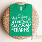 My Class is Full of Lucky Charms DTF Transfer | Ready to Press, Teacher Saint Patrick's Day Tshirt Design