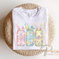 Retro Bunny Soda Cans DTF Transfer, Ready to Press, Easter Tshirt Design