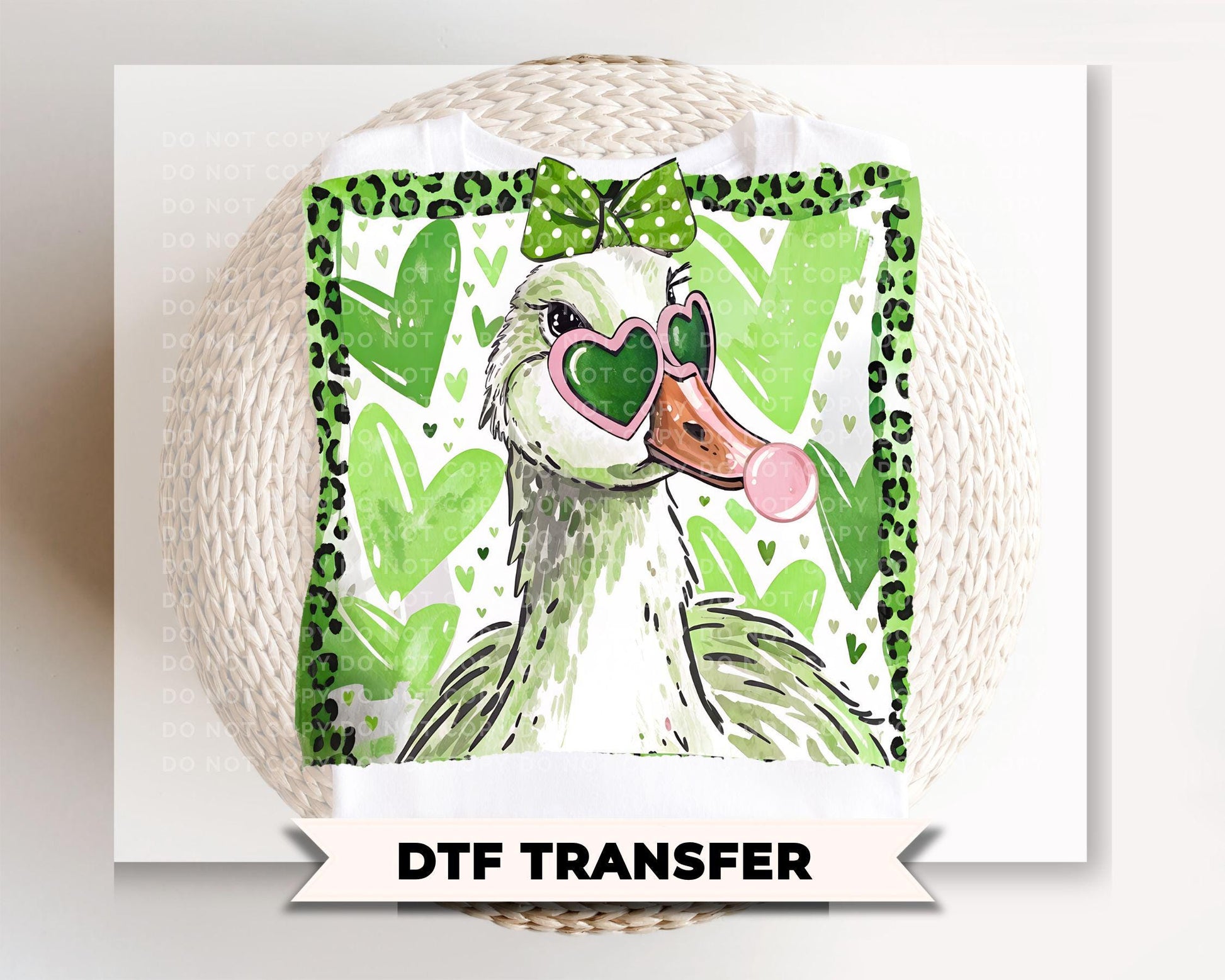 Lucky Goose DTF Transfer | Ready To Press, St Patricks Day Tshirt Design