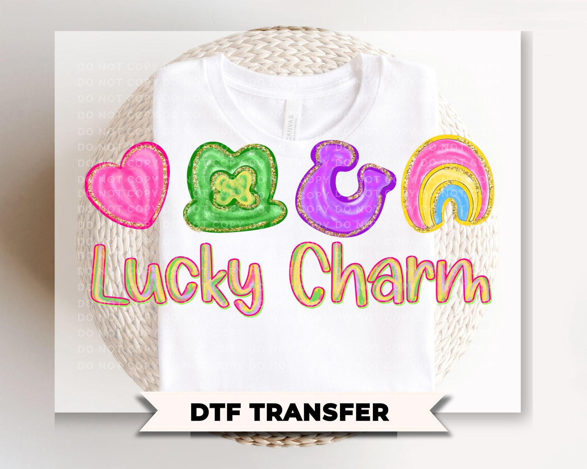 Teaching Lucky Charms DTF Transfer, St Patrick's Day Tshirt Design