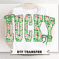 Coquette Lucky DTF Transfer | Preppy St Patrick's Day Tshirt Design