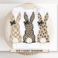Easter Bunnies DTF Transfer, Easter T-shirt Design