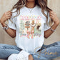 He Is Risen Easter DTF Transfer, Coquette Christian T-shirt Design