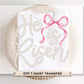 He Is Risen Easter DTF Transfer, Christian T-shirt Design
