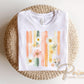 Brushstroke Wildflowers DTF Transfer, Ready to Press, Spring T-shirt Design