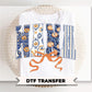 Coquette Halloween Nana DTF Transfer, Ready to Press, Tshirt Design for Grandma